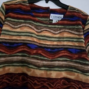 J.Stevens Vibrant Striped Dress